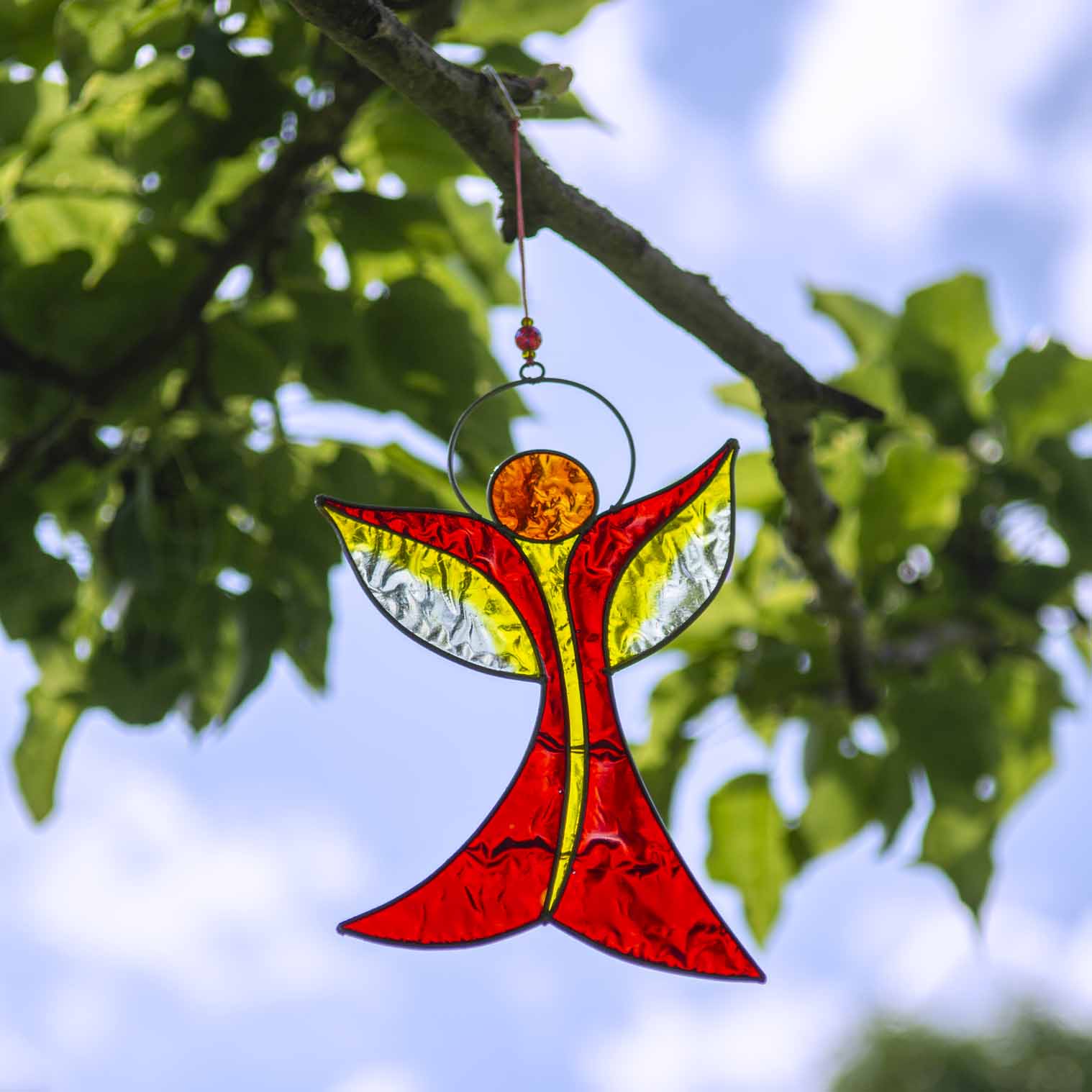 Angel Suncatcher | Memorial & Sympathy Gift | Bead Curtains